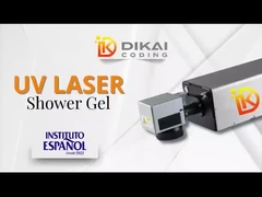 Máquina de marcado con láser UV de impresora 5W 50Hz Posicionamiento de haz IR para HDPE
