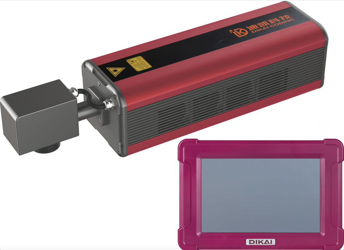 marcador del laser del código del lote de la fecha de caducidad de la máquina de la marca del laser del CO2 de 30W 50W
